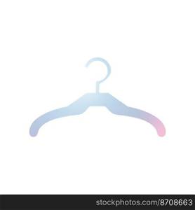 Illustration Vector graphic of hanger icon. Fit for fashion, wardrobe, clothes, retail etc.
