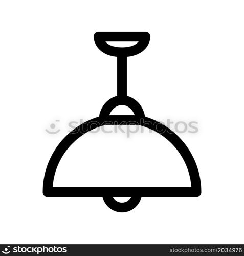 Illustration Vector Graphic of Hanging Lamp Icon