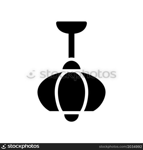 Illustration Vector Graphic of Hanging Lamp Icon