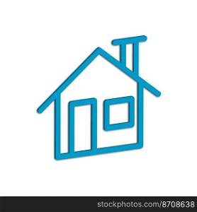 Illustration Vector graphic of house icon. Fit for home, residential, real estate, business etc.
