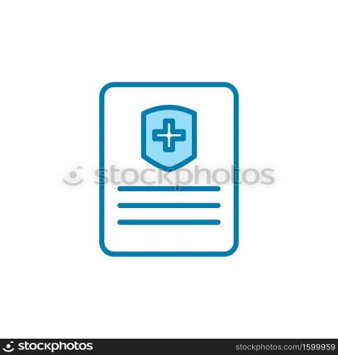 Illustration Vector graphic of insurance icon template