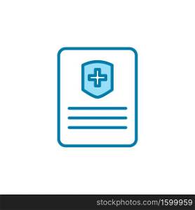 Illustration Vector graphic of insurance icon template