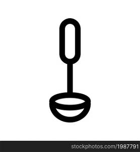 Illustration Vector graphic of ladle icon. Fit for cooking, soup, kitchenware etc.