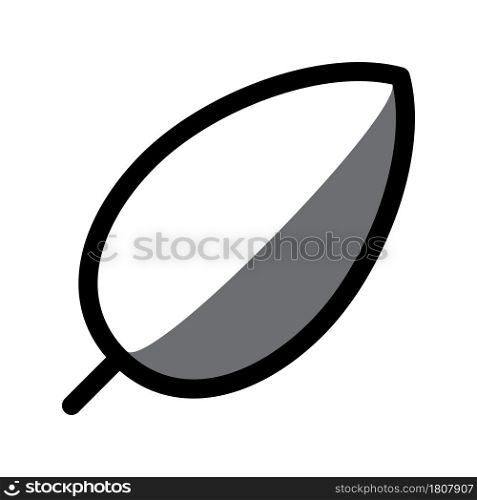 Illustration Vector graphic of leaf icon