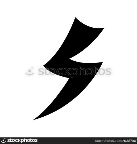 Illustration Vector graphic of lightning icon design