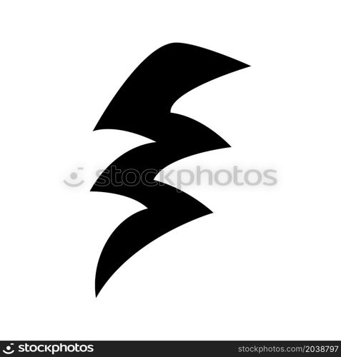 Illustration Vector graphic of lightning icon design