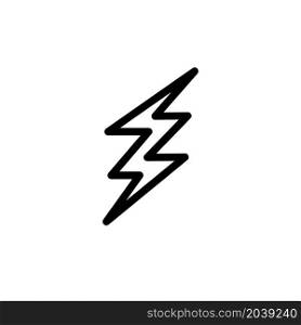 Illustration Vector graphic of lightning icon design