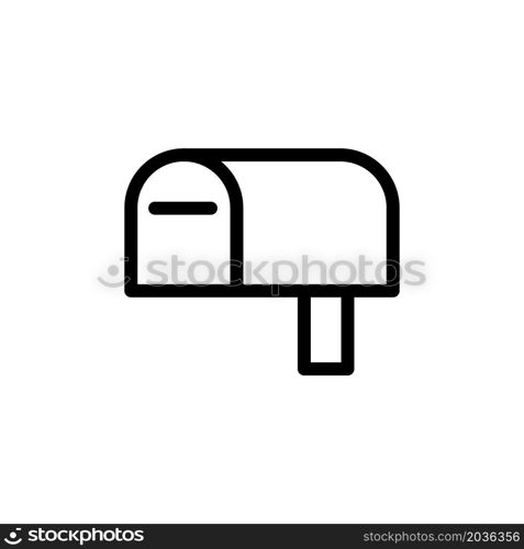 Illustration Vector graphic of Mail Box icon. Fit for address, contact, postal etc.