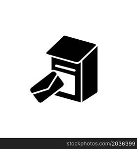 Illustration Vector graphic of Mail Box icon. Fit for address, contact, postal etc.