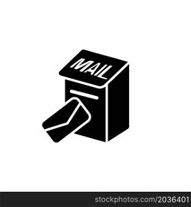 Illustration Vector graphic of Mail Box icon. Fit for address, contact, postal etc.