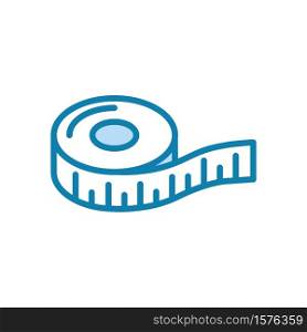 Illustration Vector graphic of measurement ruler icon. Fit for distance, construction, project etc.