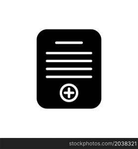 Illustration Vector graphic of medical report icon design