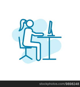 Illustration Vector graphic of meeting icon template