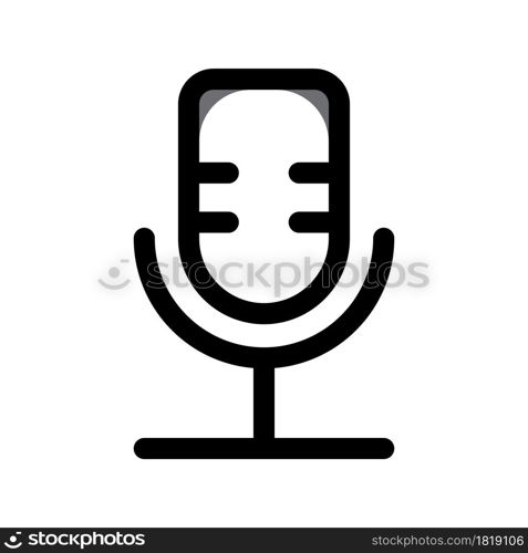 Illustration Vector Graphic of Microphone icon