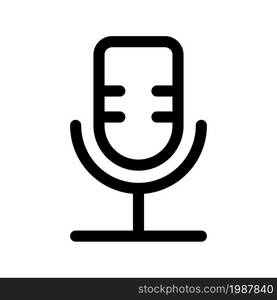 Illustration Vector Graphic of Microphone icon