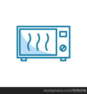Illustration Vector graphic of microwave icon. Fit for cooking, oven, food, appliance, household electronics etc.