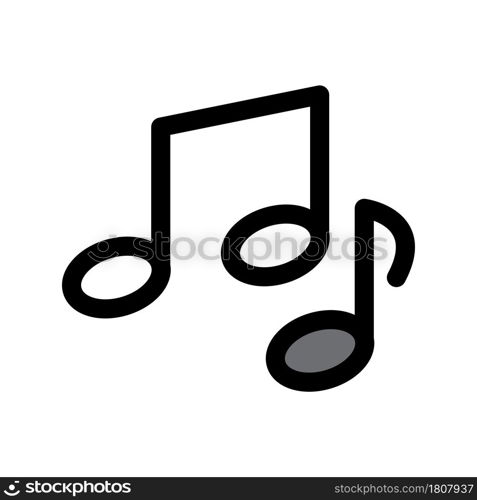 Illustration Vector graphic of music icon