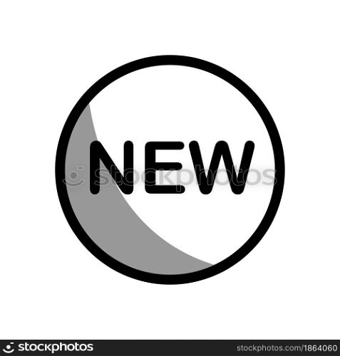 Illustration Vector graphic of new label icon design