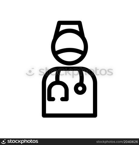 Illustration Vector graphic of Nurse icon