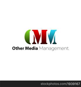 Illustration Vector Graphic of O M M logotype design