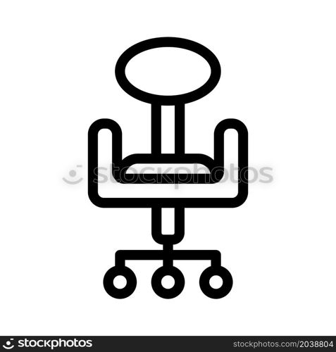 Illustration Vector graphic of office chair icon design