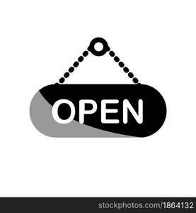 Illustration Vector Graphic of Open Tag icon design