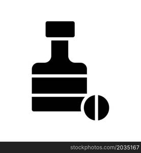 Illustration Vector Graphic of Pill Jar Icon