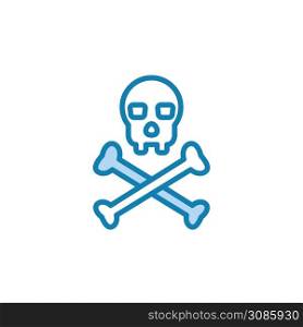 Illustration Vector graphic of pirate icon. Fit for pirates flag, adventure, danger etc.