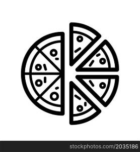 Illustration Vector Graphic of Pizza Icon Design