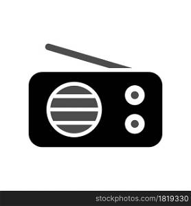 Illustration Vector graphic of radio icon. Fit for broadcasting, tuning, station radio etc