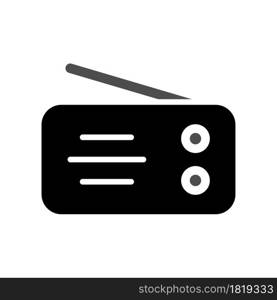 Illustration Vector graphic of radio icon. Fit for broadcasting, tuning, station radio etc