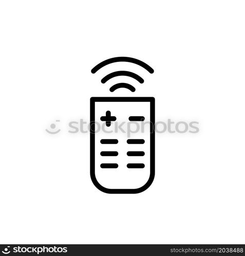 Illustration Vector graphic of remote control icon design