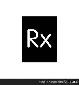 Illustration Vector graphic of Rx icon design