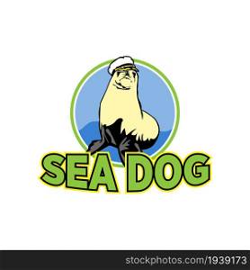 Illustration Vector Graphic of Sea Dog design