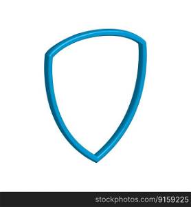 Illustration Vector graphic of shield icon template