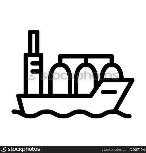 Illustration Vector Graphic of Ship Icon Design