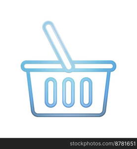 Illustration Vector graphic of Shopping Basket icon. Fit shop, market, business, store etc.