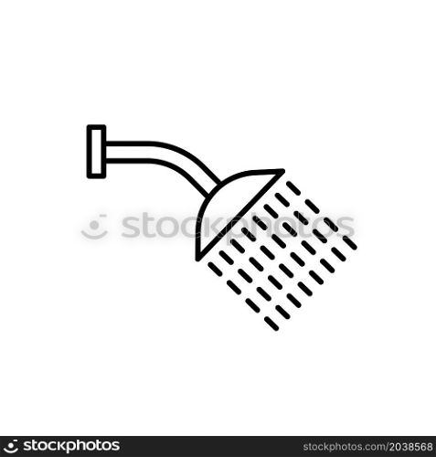 Illustration Vector graphic of shower icon design
