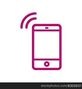 Illustration Vector graphic of smart phone icon