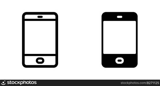 Illustration Vector graphic of smart phone icon. Fit for communication, telephone, contact etc.