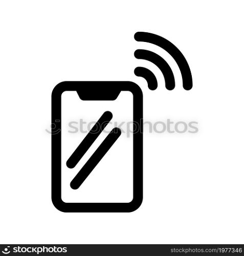 Illustration Vector graphic of smartphone icon. Fit for communication, telephone, contact etc.