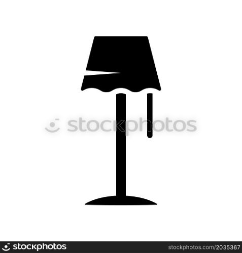 Illustration Vector Graphic of Stand Lamp Icon Design