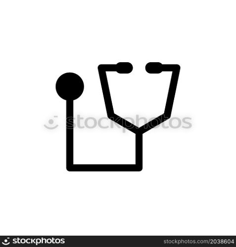 Illustration Vector graphic of stethoscope icon design