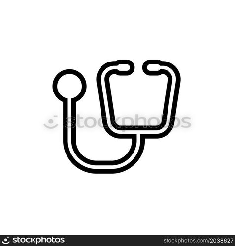 Illustration Vector graphic of stethoscope icon design