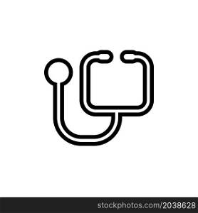Illustration Vector graphic of stethoscope icon design
