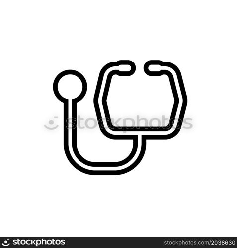 Illustration Vector graphic of stethoscope icon design