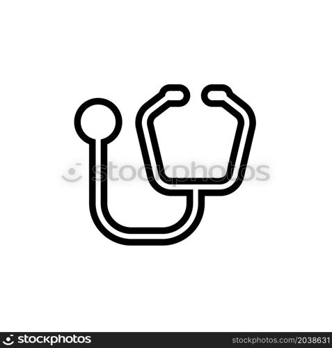 Illustration Vector graphic of stethoscope icon design