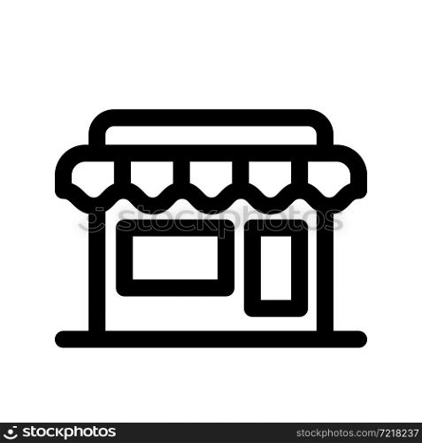 Illustration Vector graphic of store icon. Fit for shop, sale, business, commerce, e commerce, retail etc.