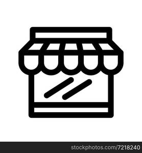 Illustration Vector graphic of store icon. Fit for shop, sale, business, commerce, e commerce, retail etc.