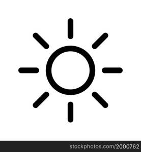 Illustration Vector Graphic of Sun icon